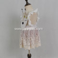 Fawn Embroidery Sleeveless Dress